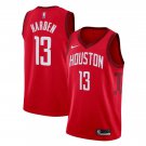Men's James Harden #13 Houston Rockets Swingman Jersey Red Earned Edition
