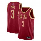 Men's Chris Paul #3 Houston Rockets City Edition Jersey Red