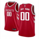 Custom Men's Houston Rockets Swingman Jersey Red Icon Edition