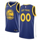 Custom Men's Golden State Warriors Swingman Jersey Blue Icon Edition