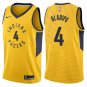 Men's Victor Oladipo #4 Indiana Pacers Swingman Jersey Yellow