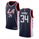 Men's Tobias Harris #34 LA Clippers Swingman Jersey City Edition Navy