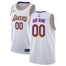 Custom Men's Los Angeles Lakers Swingman Jersey White