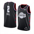 Men's Lonzo Ball #2 Los Angeles Lakers 2019 All-Star Game Swingman Jersey Black