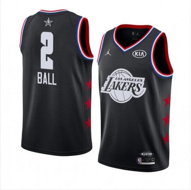 Men's Lonzo Ball #2 Los Angeles Lakers 2019 All-Star Game Swingman Jersey Black