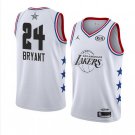 Men's Kobe Bryant #24 Los Angeles Lakers 2019 All-Star Game Swingman Jersey White