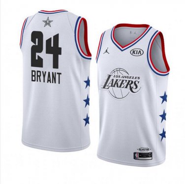Men's Kobe Bryant #24 Los Angeles Lakers 2019 All-Star Game Swingman Jersey White
