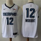Men's Ja Morant #12 Memphis Grizzlies Swingman Jersey White