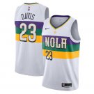 Men's Anthony Davis #23 New Orleans Pelicans Swingman Jersey City Edition White