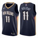 Men's Jrue Holiday #11 New Orleans Pelicans Swingman Jersey Navy Icon Edition