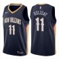Men's Jrue Holiday #11 New Orleans Pelicans Swingman Jersey Navy Icon Edition
