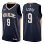Men's Rajon Rondo #9 New Orleans Pelicans Swingman Jersey Navy Icon Edition