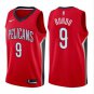 Men's Rajon Rondo #9 New Orleans Pelicans Swingman Jersey Red Association Edition