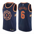 Men's Kristaps Porzingis #6 New York Knicks Swingman Jersey City Edition Navy