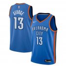 Men's Paul George #13 Oklahoma City Thunder Swingman Jersey Blue Icon Edition