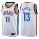 Men's Paul George #13 Oklahoma City Thunder Swingman Jersey White Association Edition