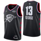 Men's Paul George #13 Oklahoma City Thunder 2019 All-Star Game Swingman Jersey Black