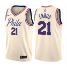 Men's Joel Embiid #21 Philadelphia 76ers Swingman Jersey City Edition Natural
