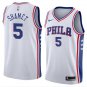 Men's Landry Shamet #5 Philadelphia 76ers Swingman Jersey White Association Edition