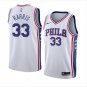 Men's Tobias Harris #33 Philadelphia 76ers Swingman Jersey White Association Edition