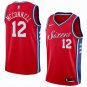 Men's T.J. Mcconnell #12 Philadelphia 76ers Swingman Jersey Red Statement Edition