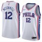 Men's T.J. Mcconnell #12 Philadelphia 76ers Swingman Jersey White Association Edition