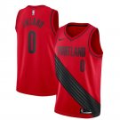 Men's Damian Lillard #0 Portland Trail Blazers Swingman Jersey Red Statement Edition