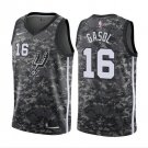 Men's Pau Gasol #16 San Antonio Spurs Swingman Jersey City Edition Camo