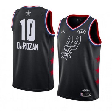 Men's DeMar DeRozan #10 San Antonio Spurs 2019 All-Star Game Swingman Jersey Black