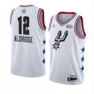 Men's LaMarcus Aldridge #12 San Antonio Spurs 2019 All-Star Game Swingman Jersey White