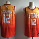Men's John Stockton #12 Utah Jazz Swingman Jersey City Edition Orange