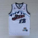 Men's John Stockton #12 Utah Jazz Throwback Jersey White