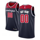 Custom Men's Washington Wizards Swingman Jersey Navy Icon Edition