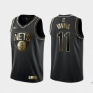 Men's Kyrie Irving #11 Brooklyn Nets Swingman Jersey Black Gold