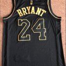 Men's Kobe Bryant #24 Los Angeles Lakers Swingman Jersey Black Gold