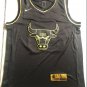 Men's Michael Jordan #23 Chicago Bulls Swingman Jersey Black Gold