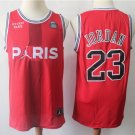 Men's Michael Jordan #23 Paris Jersey Red