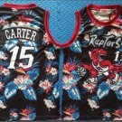 Men's Vince Carter #15 Toronto Raptors Ness Floral Fashion Jersey