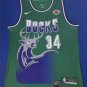 Men's Ray Allen #34 Milwaukee Bucks Hardwood Classics Swingman Jersey Kelly Green