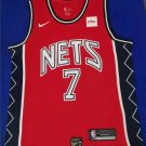 Men's Kevin Durant #7 Brooklyn Nets Hardwood Classics Swingman Jersey Red