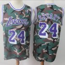Men's Kobe Bryant #24 Los Angeles Lakers Jungle Camouflage Jersey