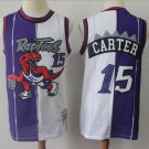 Men's Vince Carter #15 Toronto Raptors Hardwood Classics Jersey Purple White