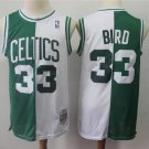 Men's Larry Bird #33 Boston Celtics Hardwood Classics Swingman Jersey Green White