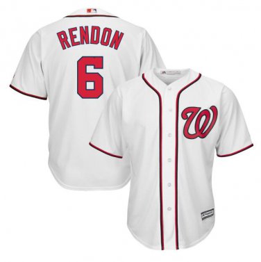 Men's Anthony Rendon #6 Washington Nationals Cool Base Player Jersey White