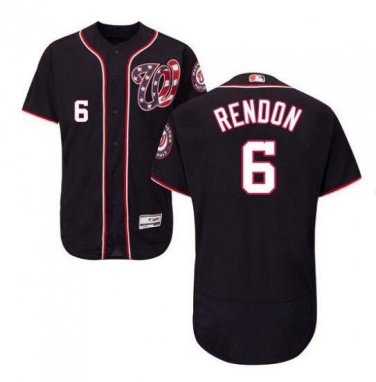 Men's Anthony Rendon #6 Washington Nationals Flex Base Team Jersey Navy