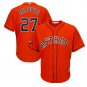 Men's Jose Altuve #27 Houston Astros 2019 Postseason Cool Base Player Jersey Orange