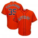 Men's Justin Verlander #35 Houston Astros 2019 Postseason Cool Base Player Jersey Orange