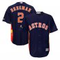 Men's Alex Bregman #2 Houston Astros 2019 Postseason Cool Base Player Jersey Navy