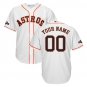 Custom Men's Houston Astros 2019 Postseason Cool Base Jersey White