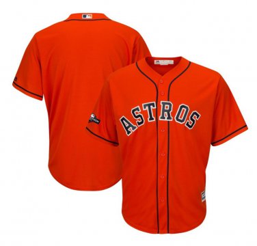 Men's Houston Astros 2019 Postseason Cool Base Jersey Orange